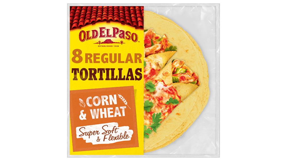 super soft flexible corn wheat eight regular tortillas 